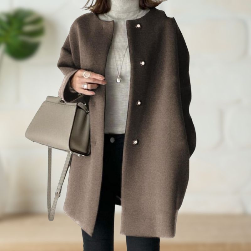 Isabelle | Elegant wool blend coat