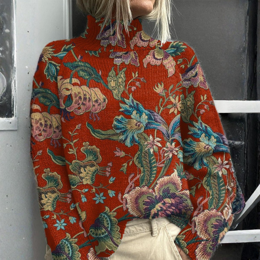 Feraya™ | Women’s Light Warmth Turtleneck Sweater