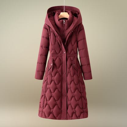 Olivia™ | Longline Hooded Down Coat